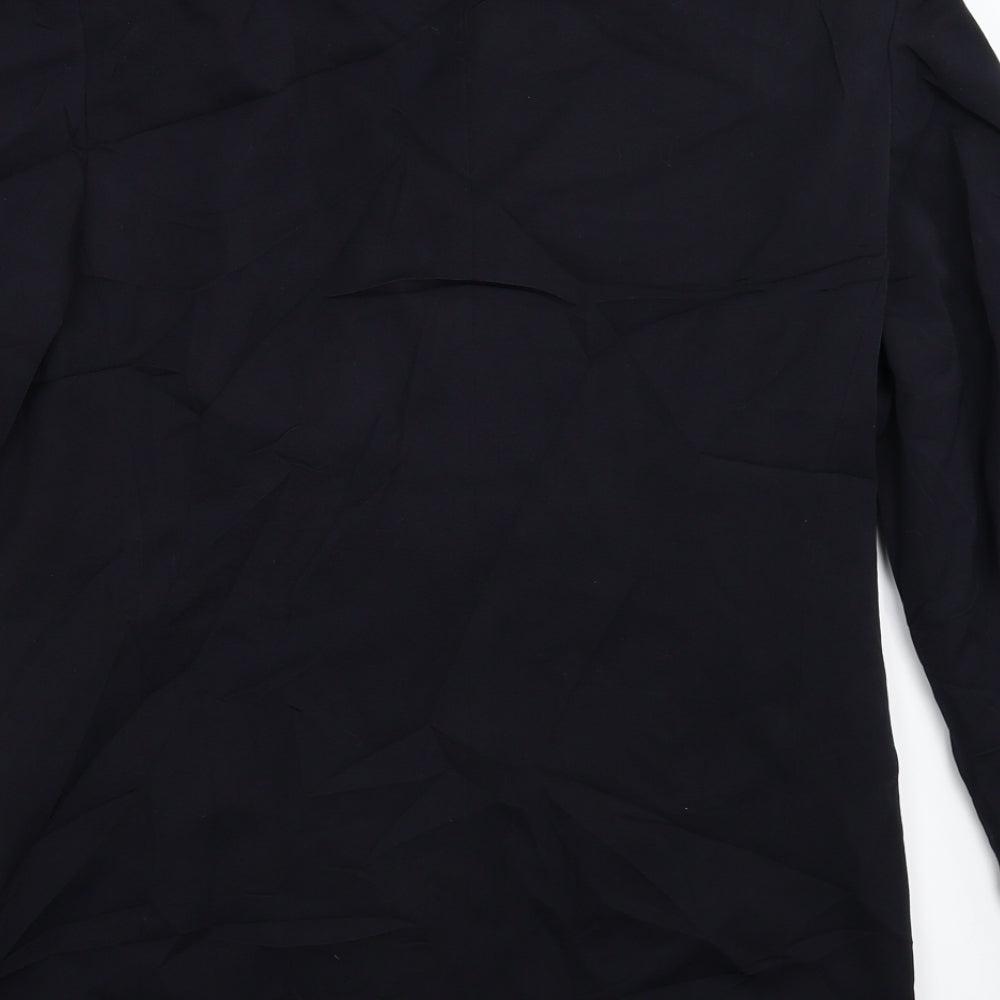 Classiques Womens Blue Jacket Suit Jacket Size 16