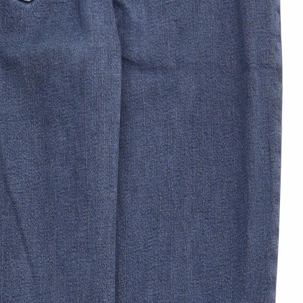 ELLE Womens Blue Straight Jeans Size 32 L27 in - Stretch waistband