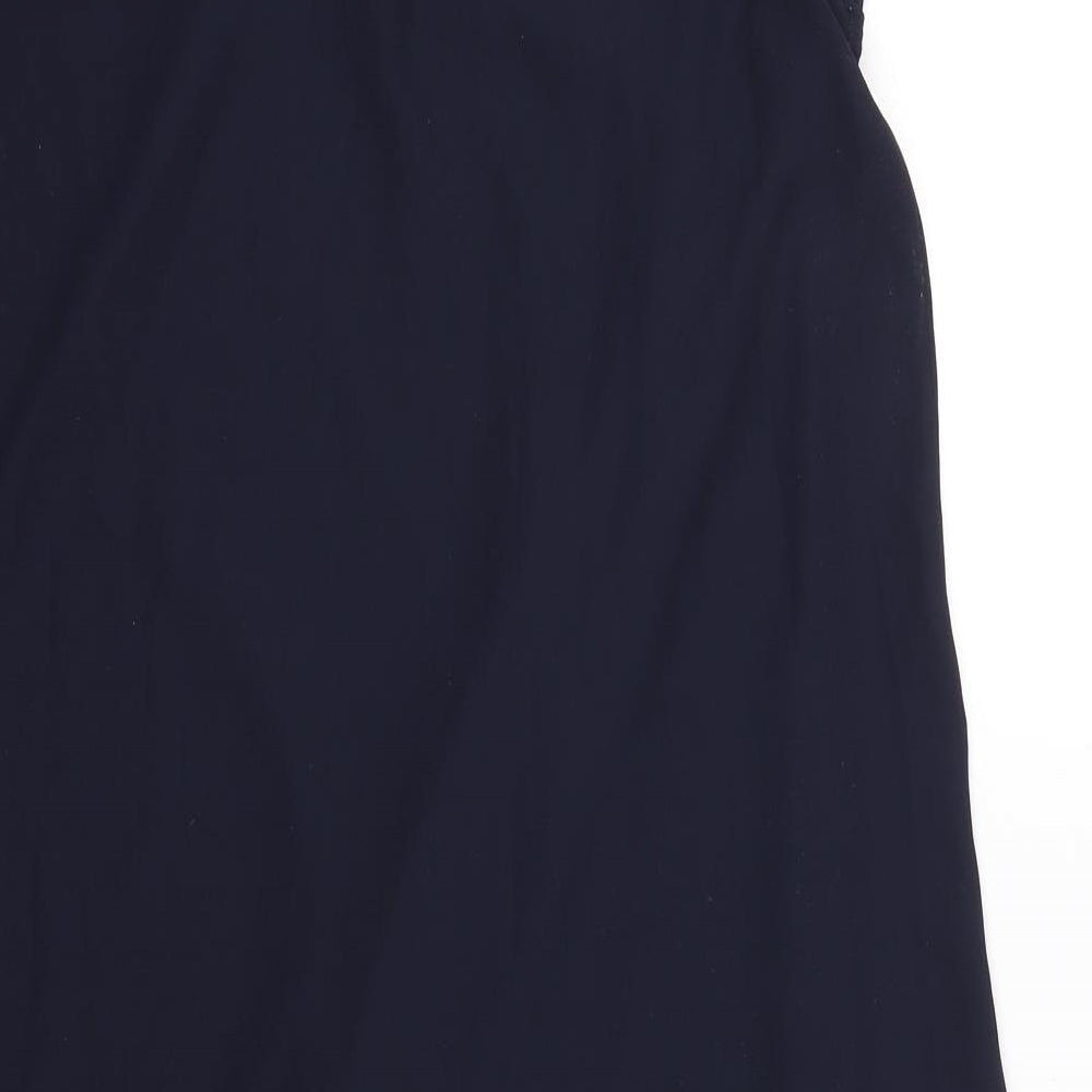 Preworn Womens Blue Basic T-Shirt Size 6 - formal office work