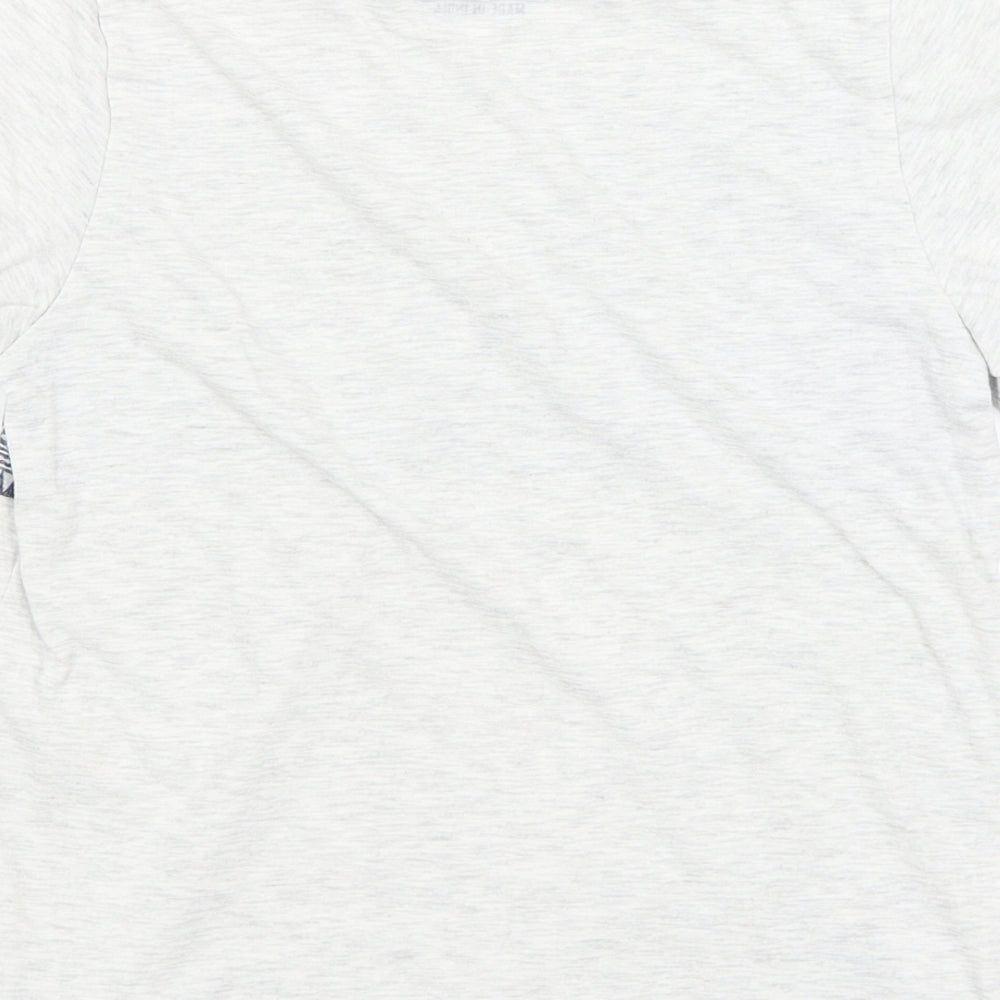Rebel Boys Grey Basic T-Shirt Size 11-12 Years