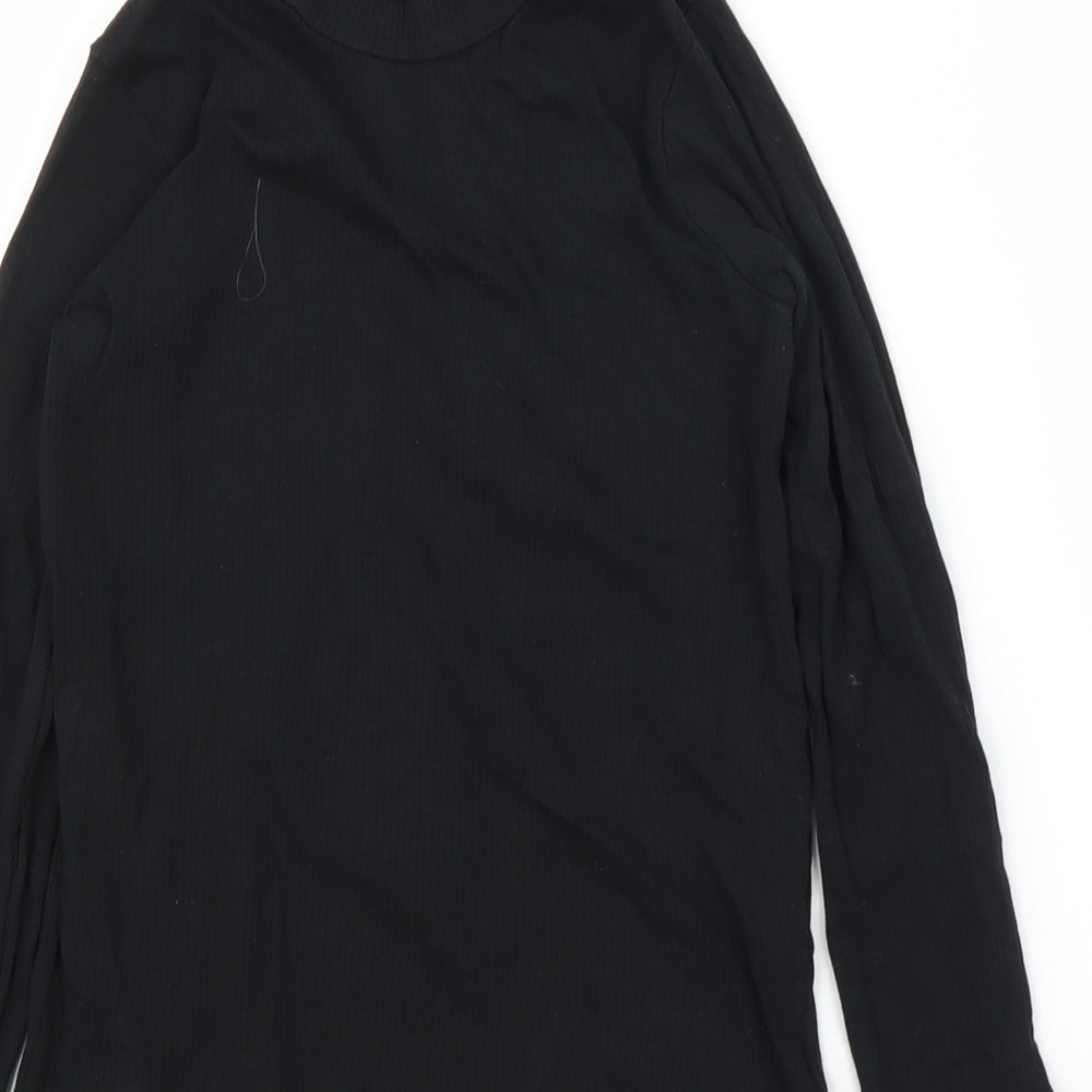 Primark Girls Black Basic T-Shirt Size 9-10 Years