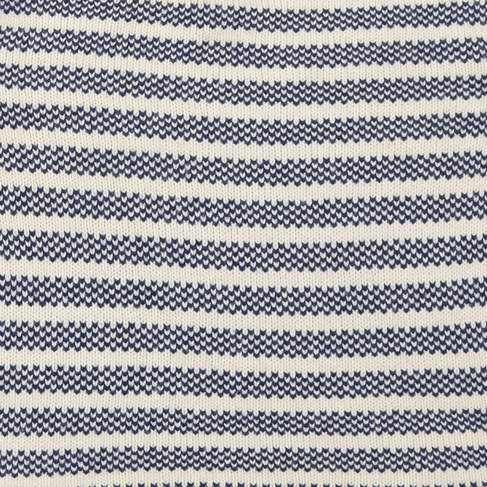 Authentic Womens Blue Striped Pullover Jumper Size M
