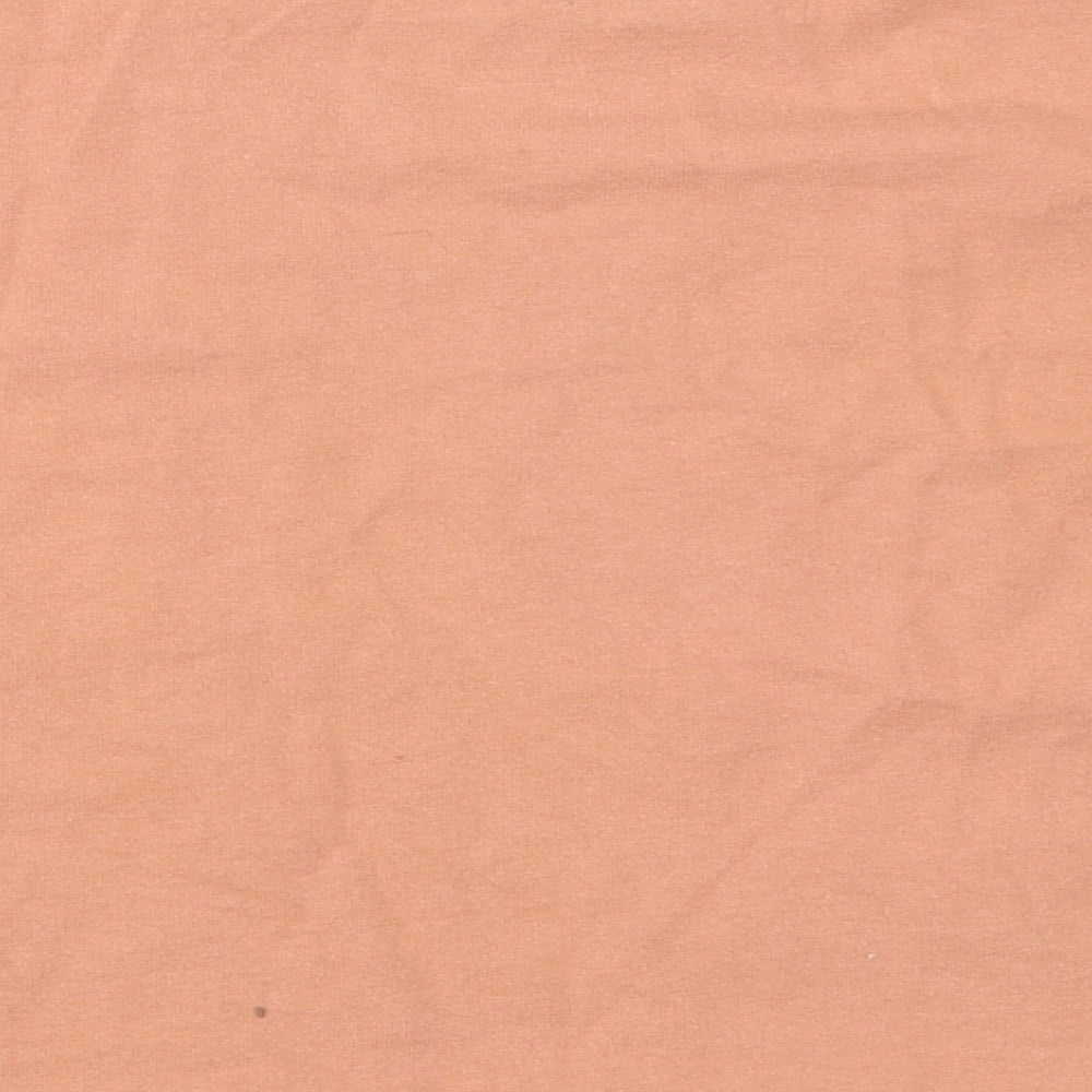 Topshop Womens Orange Basic T-Shirt Size 12