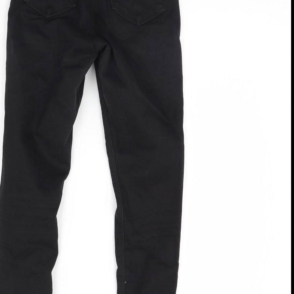 Topshop Womens Black Skinny Jeans Size 26 in L30 in