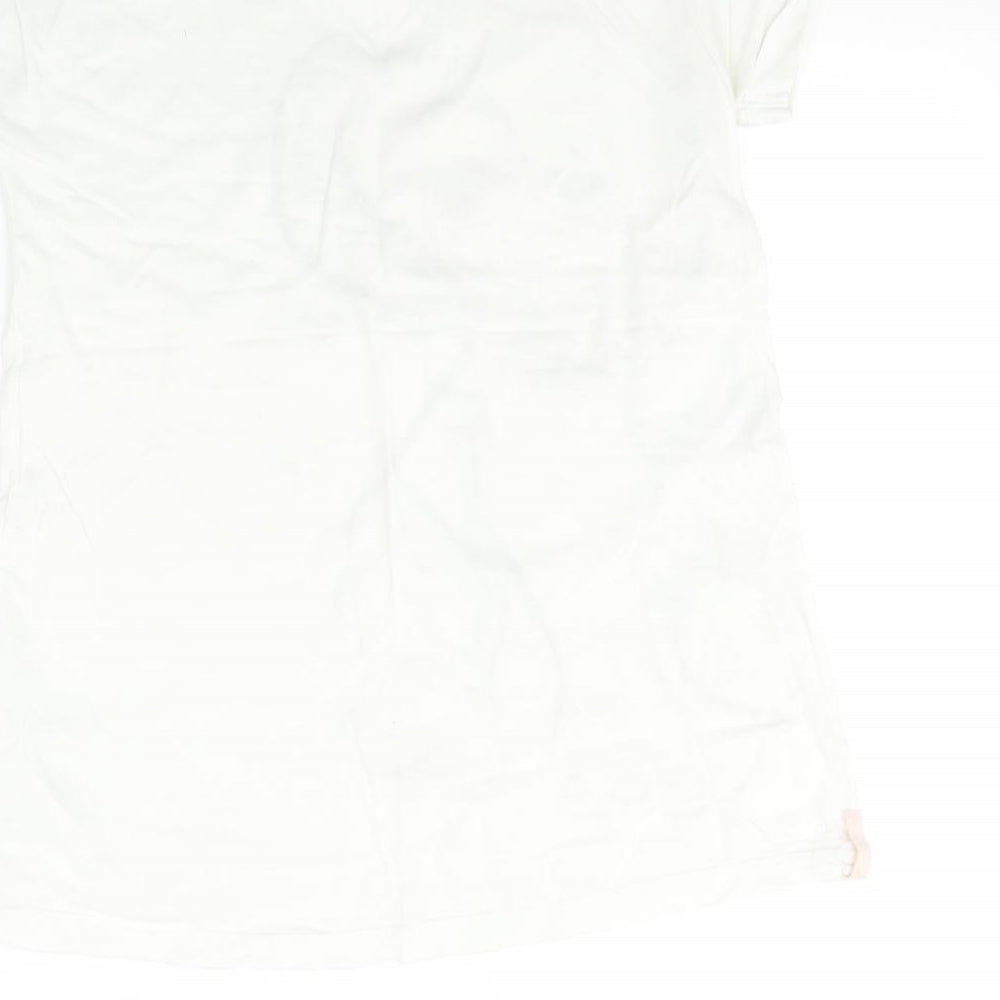Avon Womens White Basic T-Shirt Size 12
