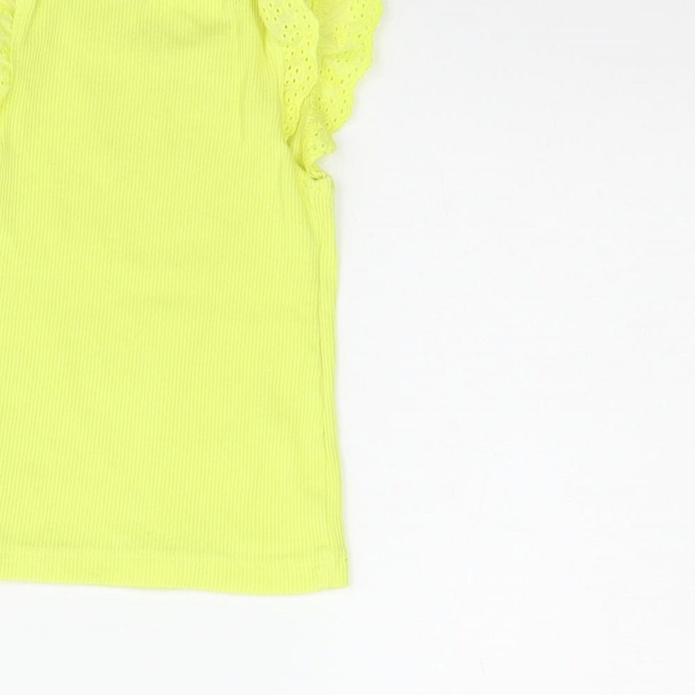 F&F Girls Yellow Basic Tank Size 12-18 Months