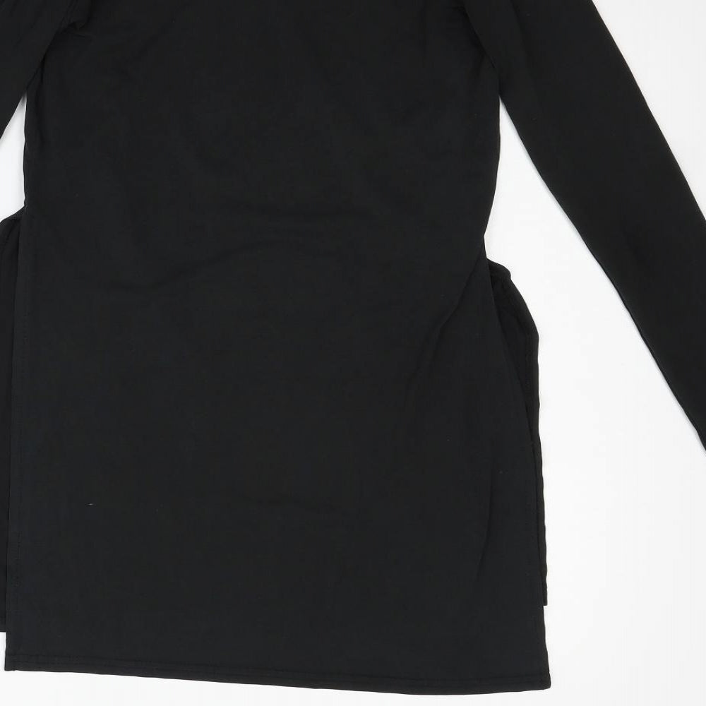 River Island Womens Black T-Shirt Dress Size 6