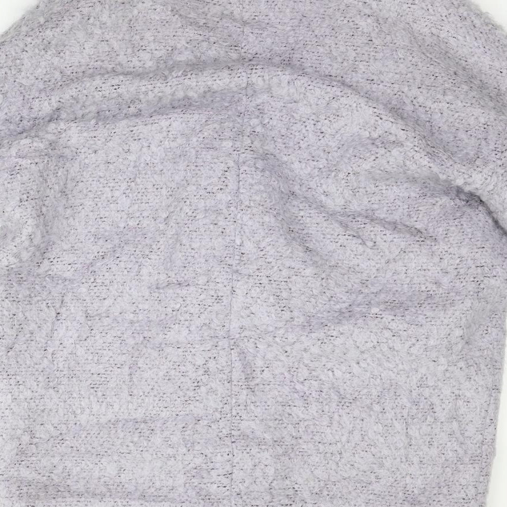 Topshop Womens Purple Jacket Coat Size 12 - washable marks