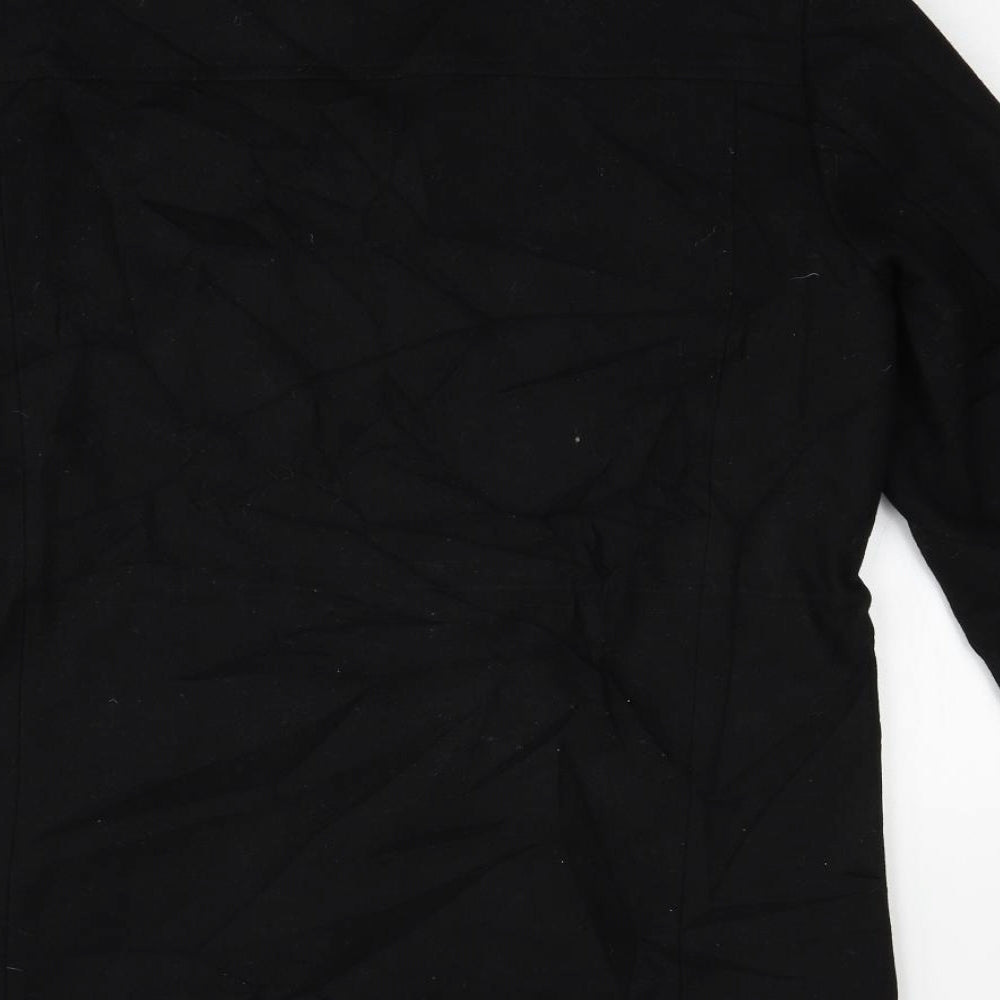 Linea Womens Black Jacket Coat Size M
