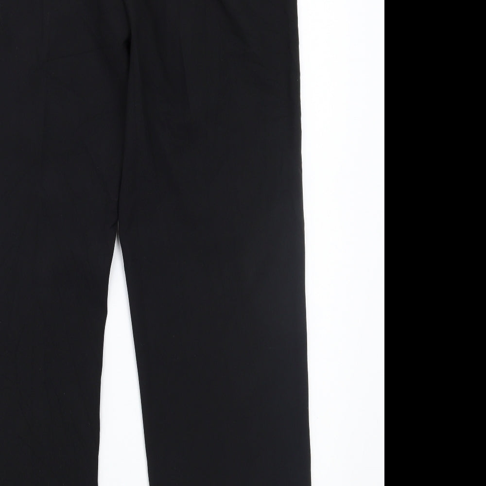 Marks and Spencer Womens Black Trousers Size 14 L30 in