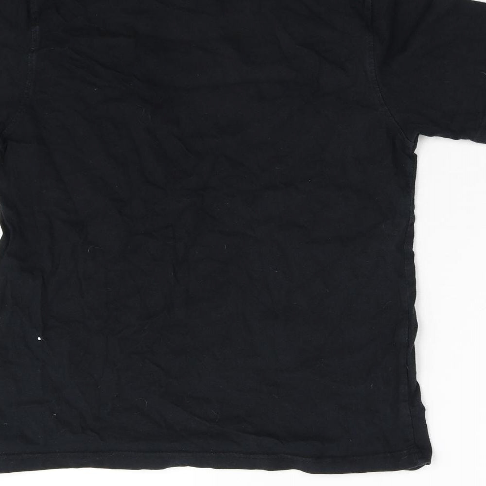 Pro Essentials Boys Black Basic T-Shirt Size M - Bantams @ Wembley