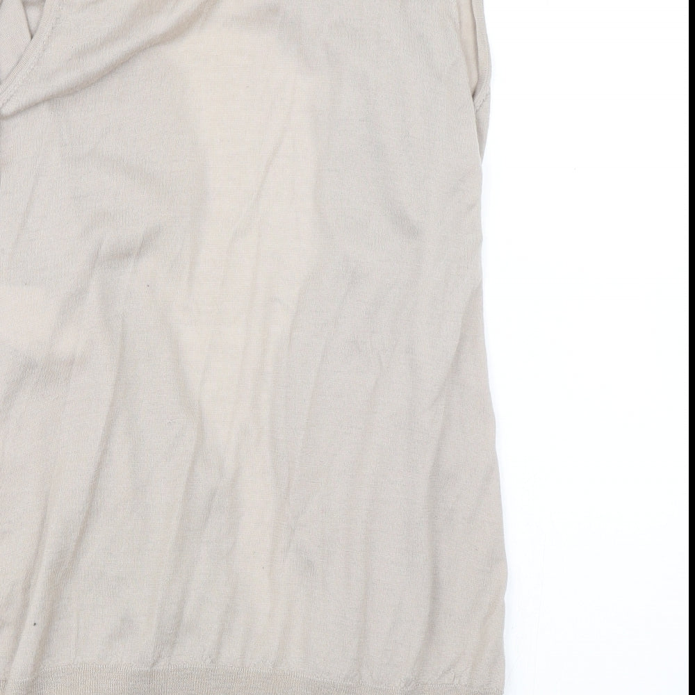 Kookai Womens Beige Shrug Jumper Size 10