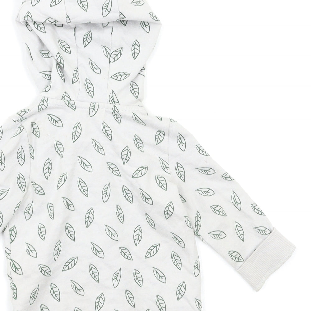 Disney Baby Grey Geometric Full Zip Jumper Size 9-12 Months - Mickey