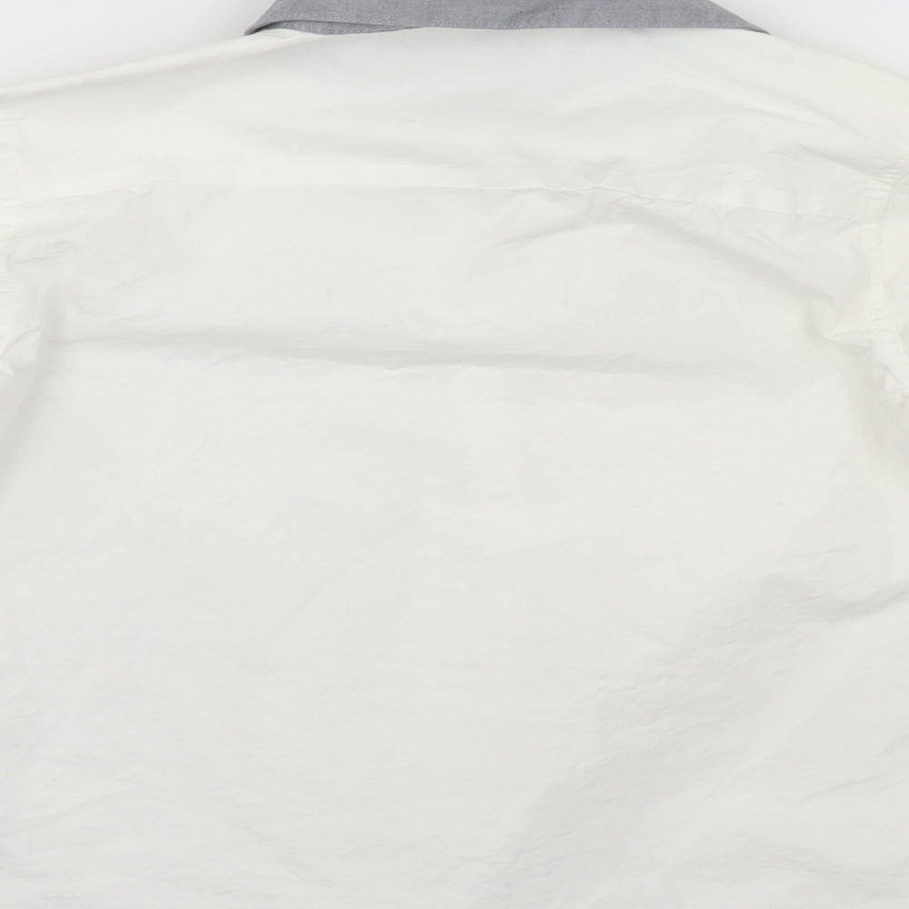 NEXT Boys White Basic Button-Up Size 8 Years