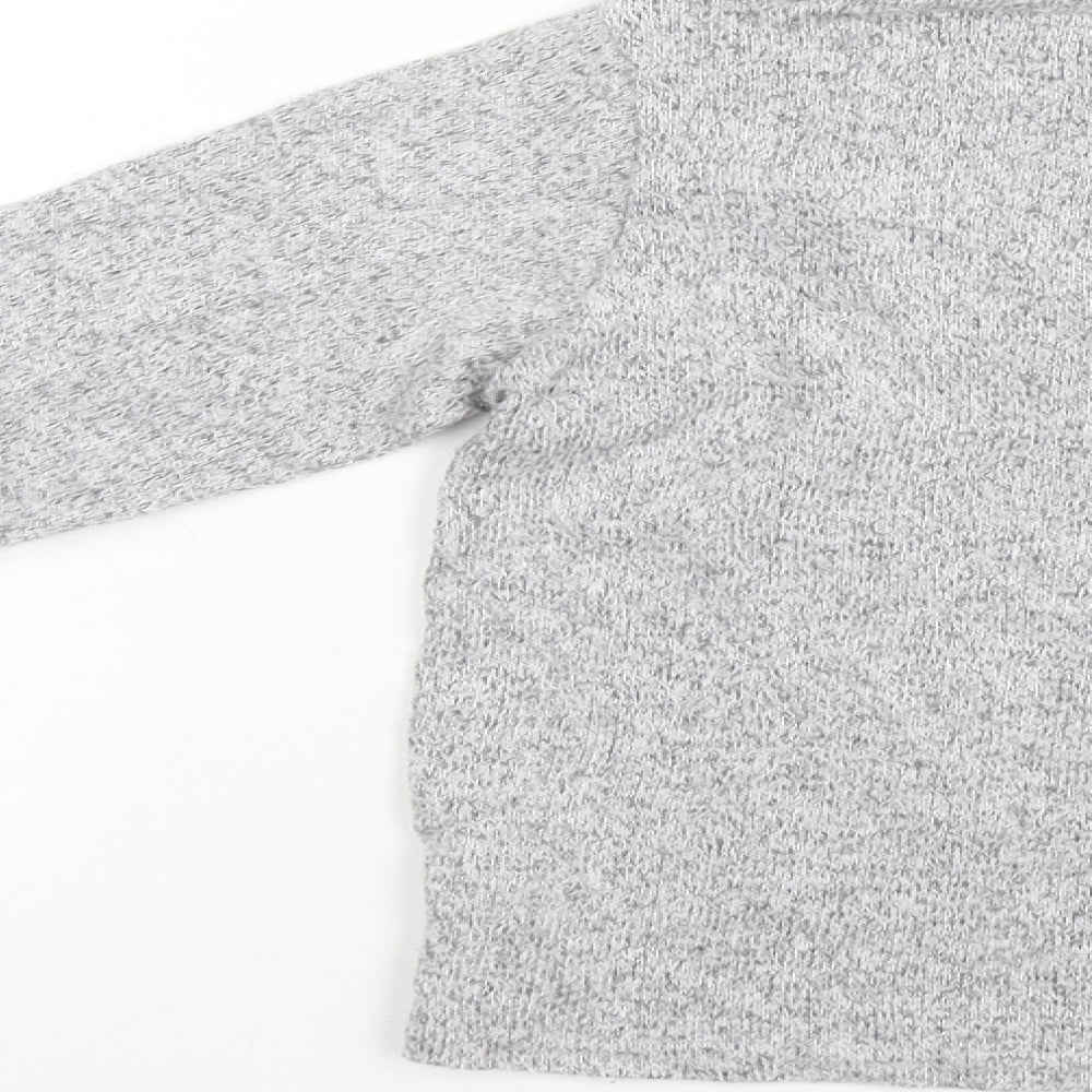 Priark Girls Grey Pullover Jumper Size 6-7 Years