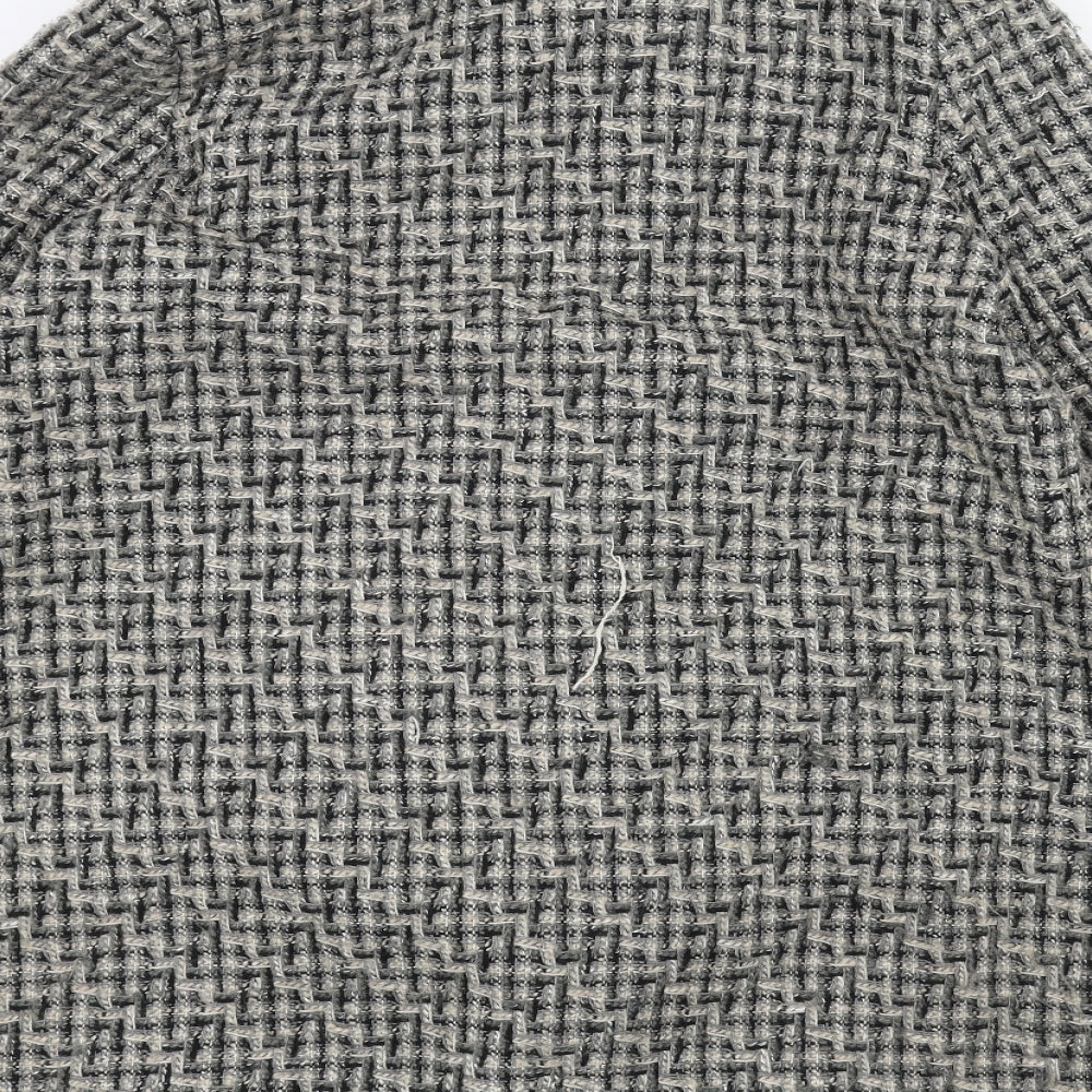 debinhams Womens Grey Pea Coat Coat Size L