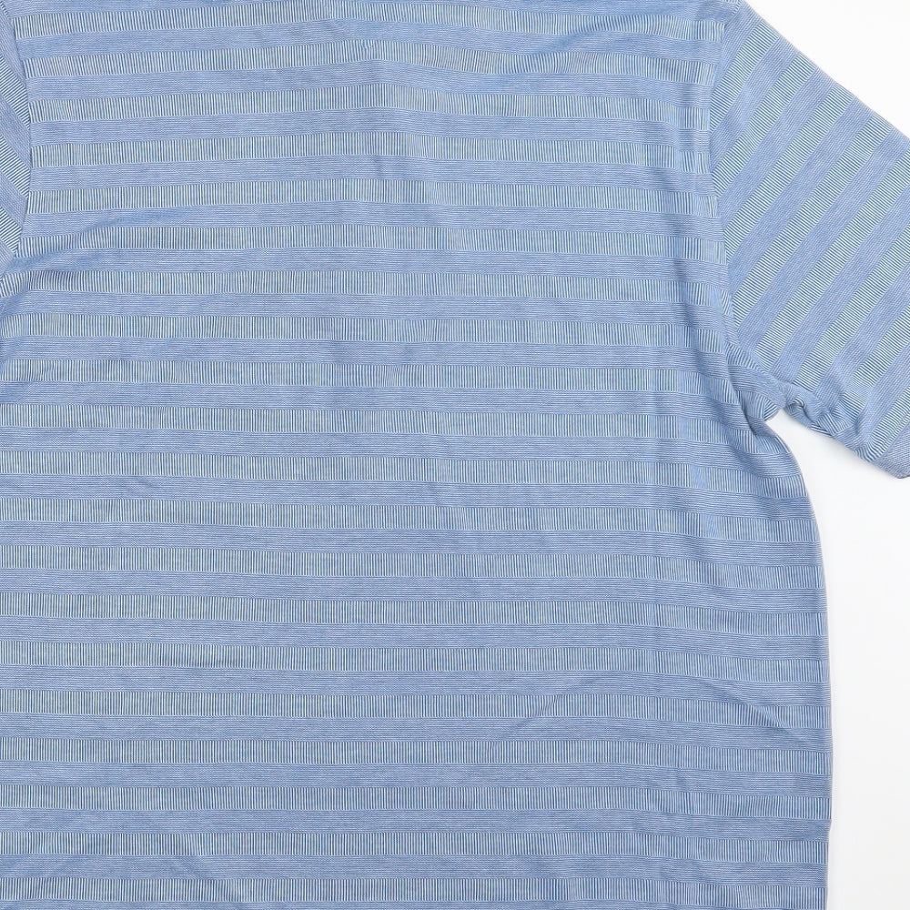 Lincoln Mens Blue Polo Size L