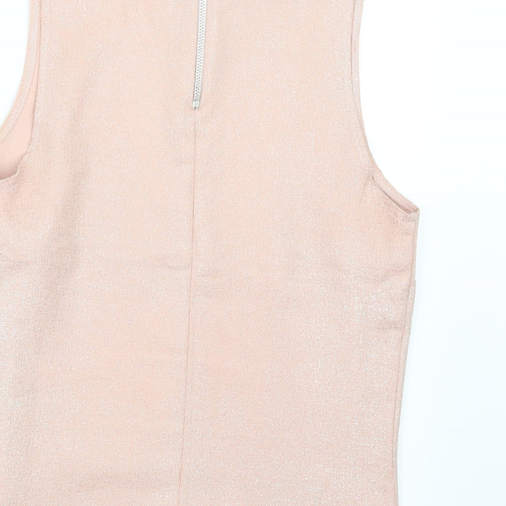 Dorothy Perkins Womens Pink Basic Blouse Size 14