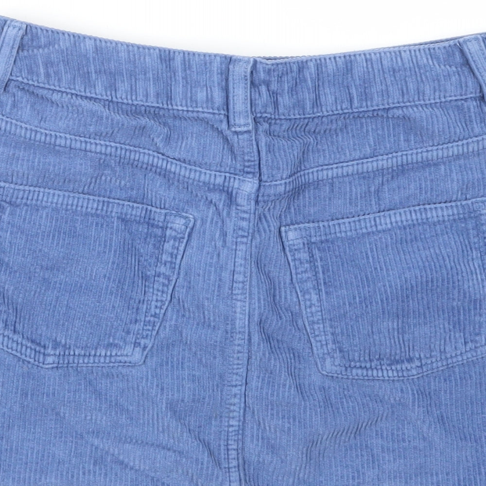 Topshop Womens Blue Straight & Pencil Skirt Size 8