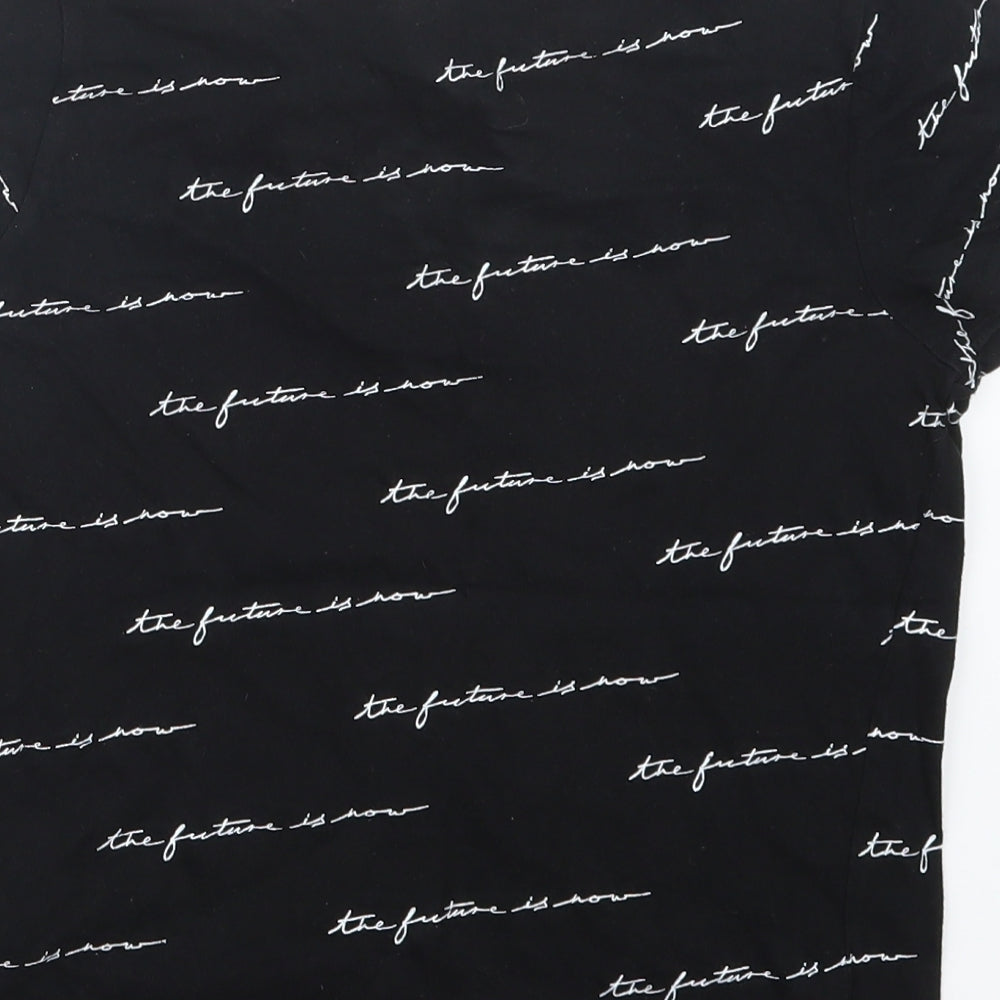 Primark Boys Black Basic T-Shirt Size 8-9 Years