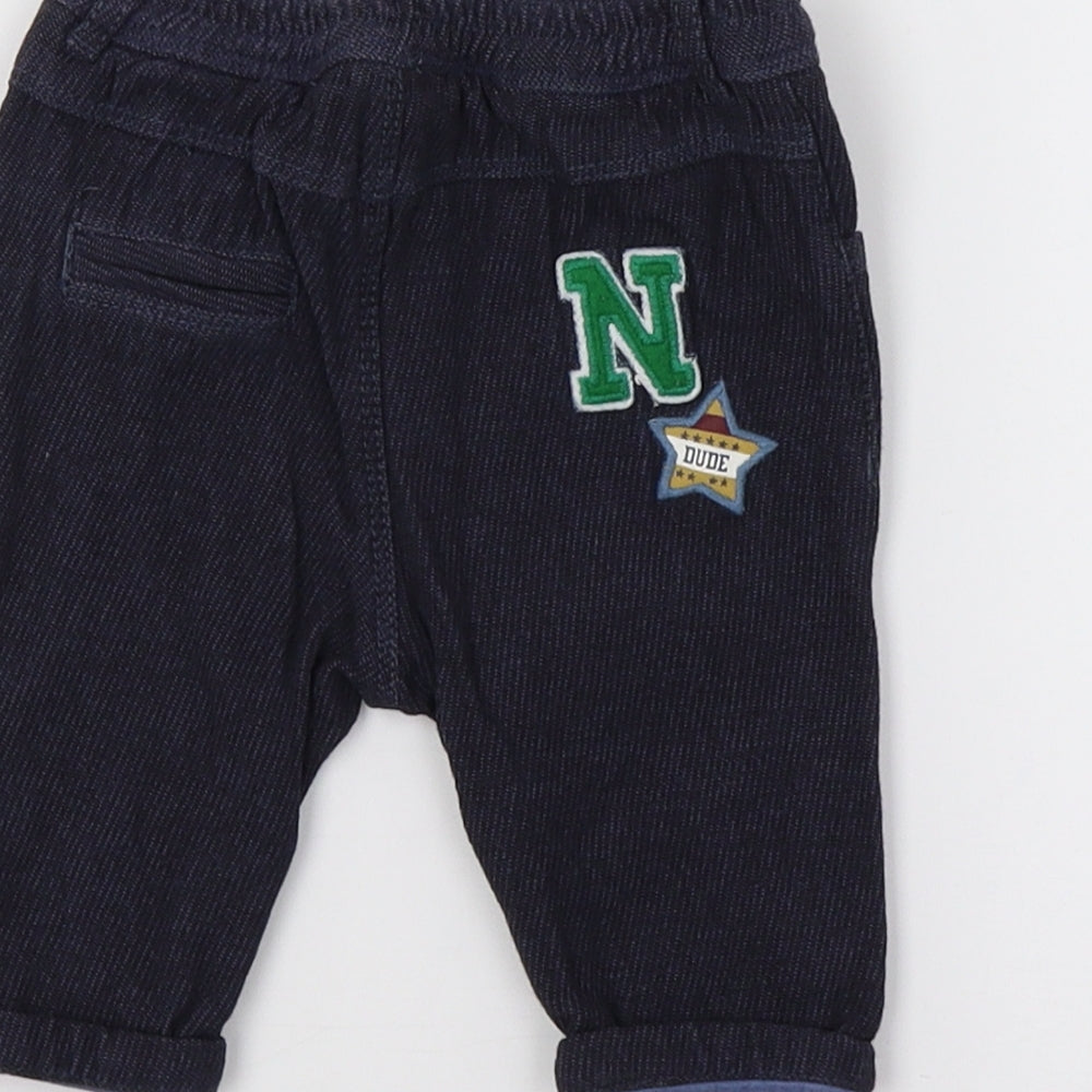 NEXT Baby Blue Trousers Size 0-3 Months