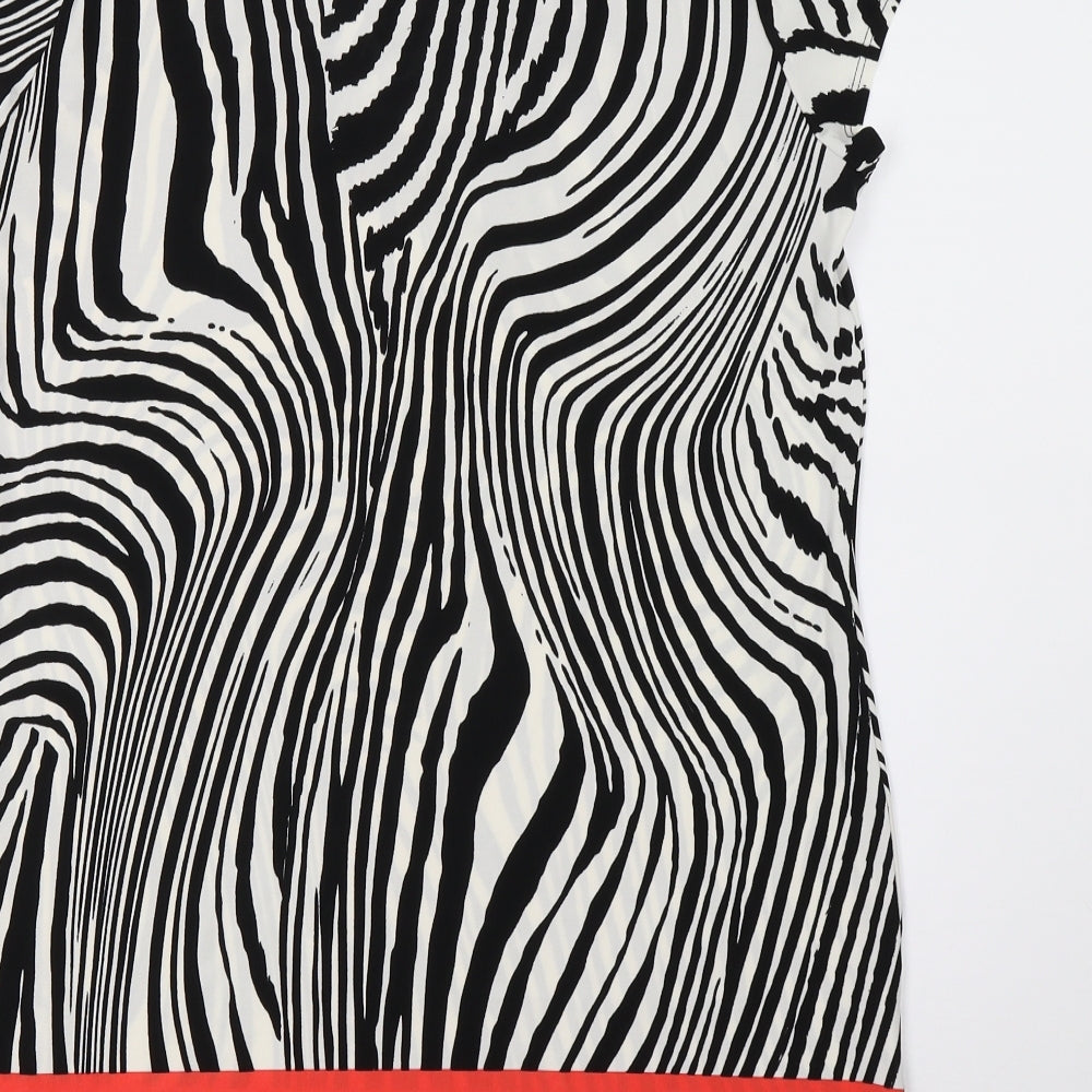 Wallis Womens Animal Print Basic T-Shirt Size M