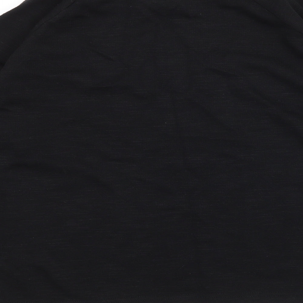ASOS Womens Black Jersey Basic T-Shirt Size 10