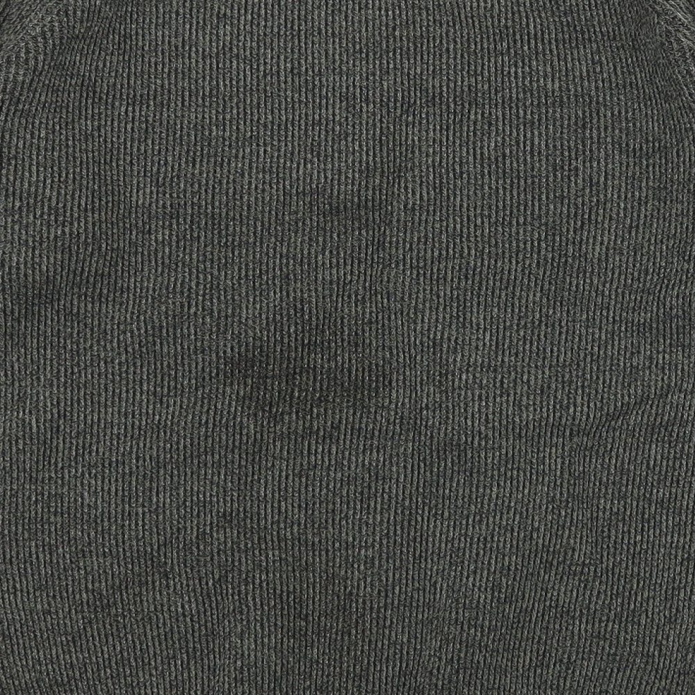 Easy Mens Green Knit Pullover Jumper Size S