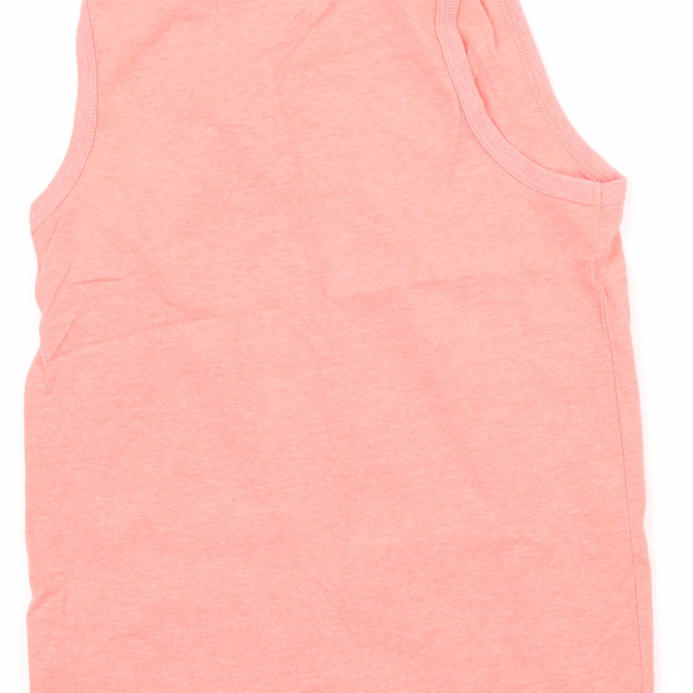 Next Boys Pink Jersey Basic Tank Size 10 Years
