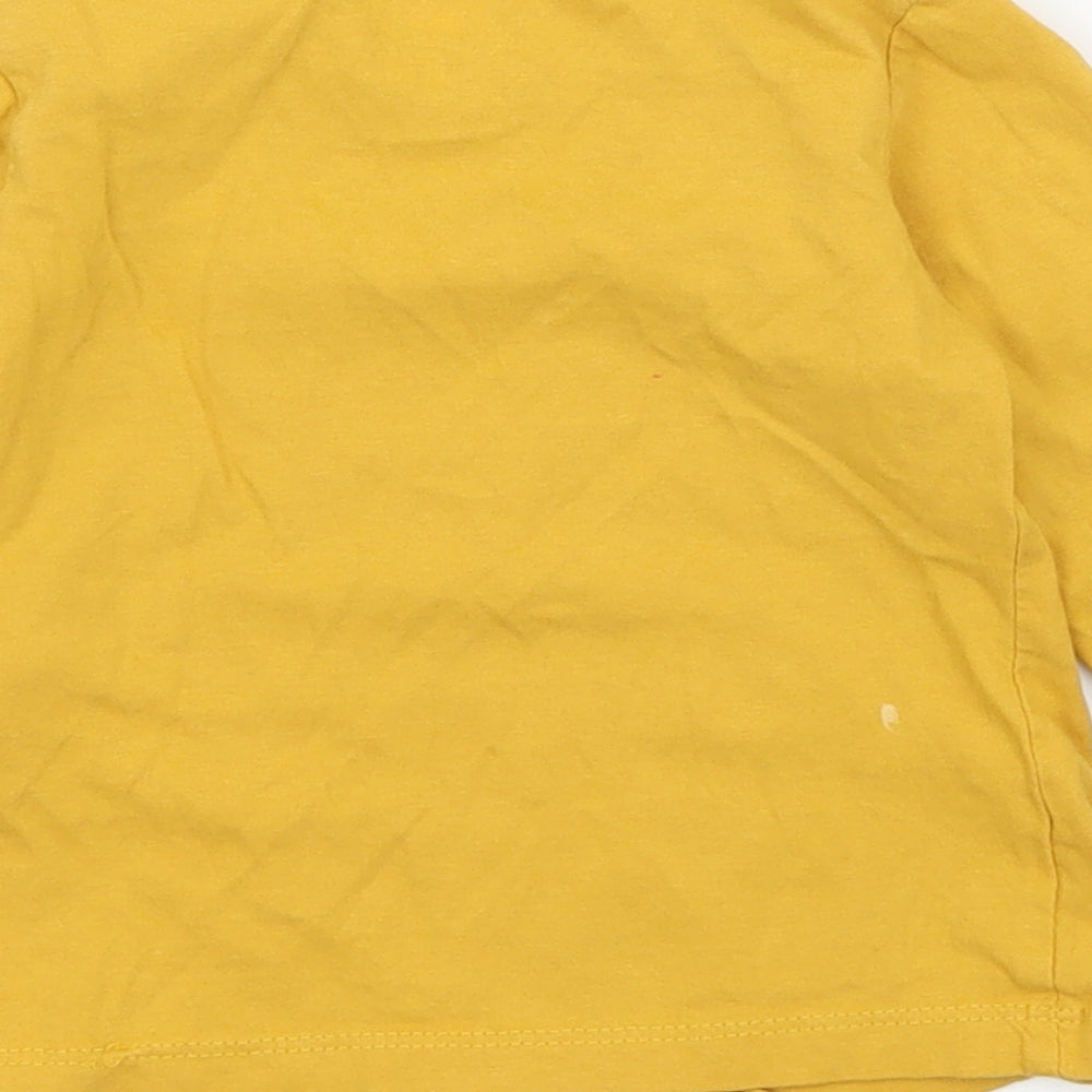 BS Boys Yellow Jersey Basic T-Shirt Size 9-12 Months