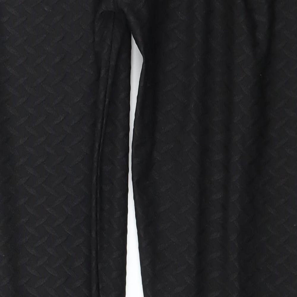 Cherry Koko Womens Black Capri Leggings Size S L27 in