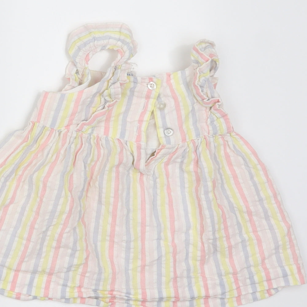 F&F Girls Multicoloured Striped Size 3-6 Months