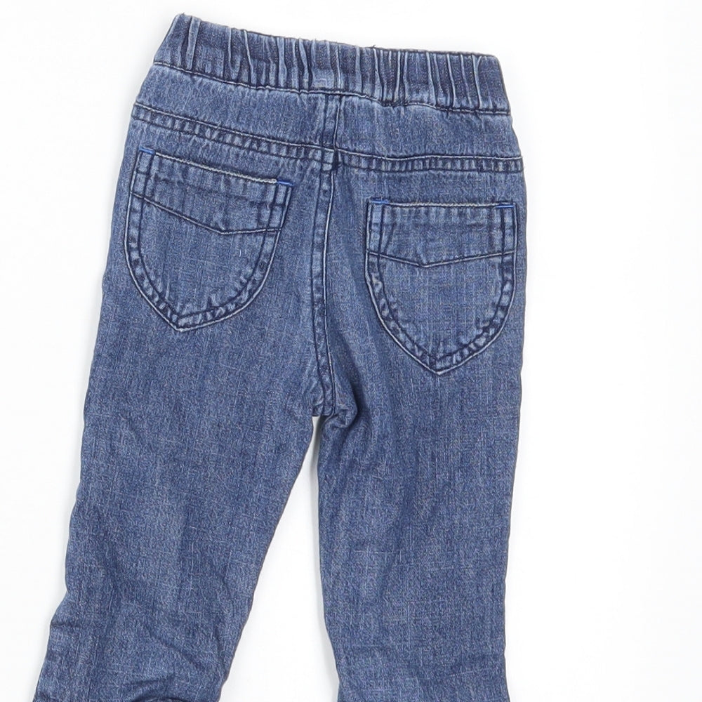 Early Days Baby Blue Denim Jogger Trousers Size 3-6 Months