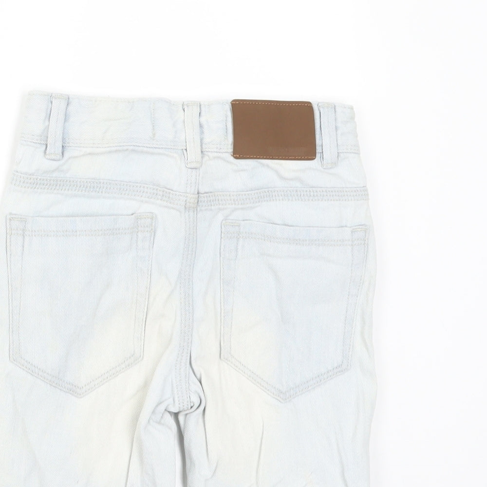 Matalan Boys Blue Denim Chino Shorts Size 5 Years