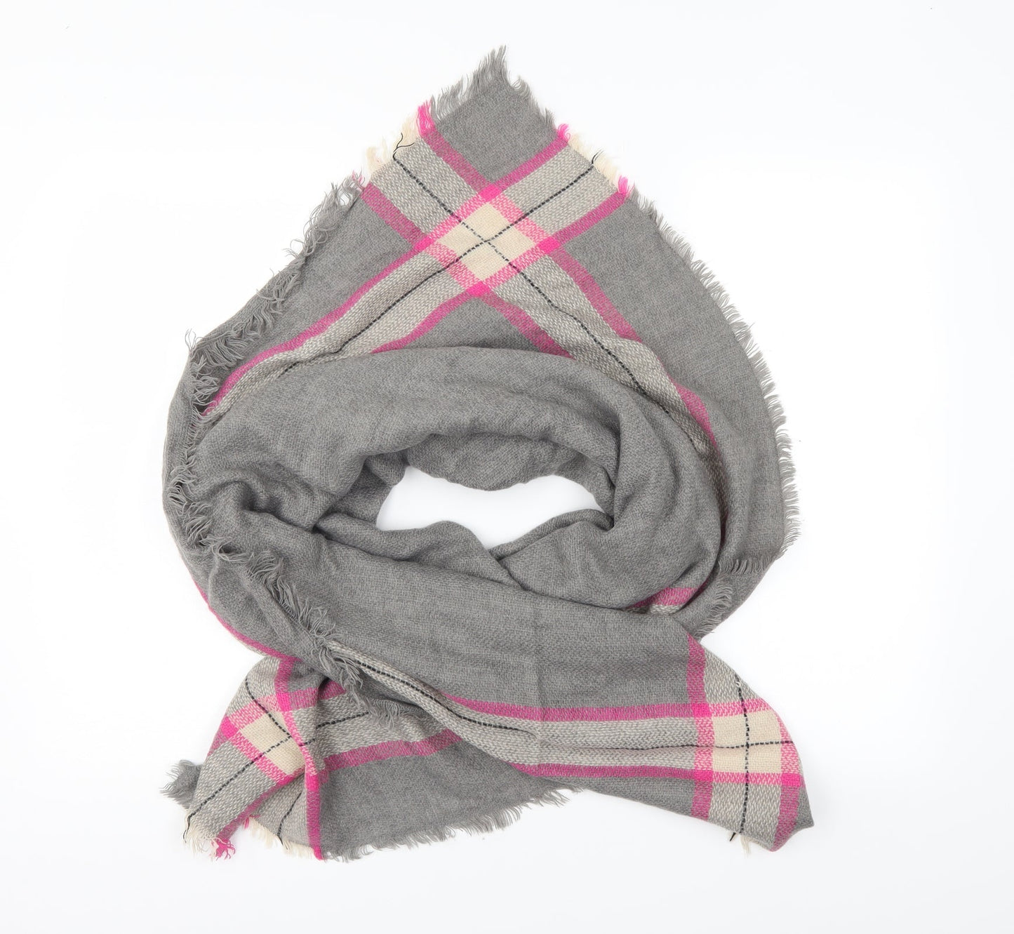 Preworn Womens Grey Scarf