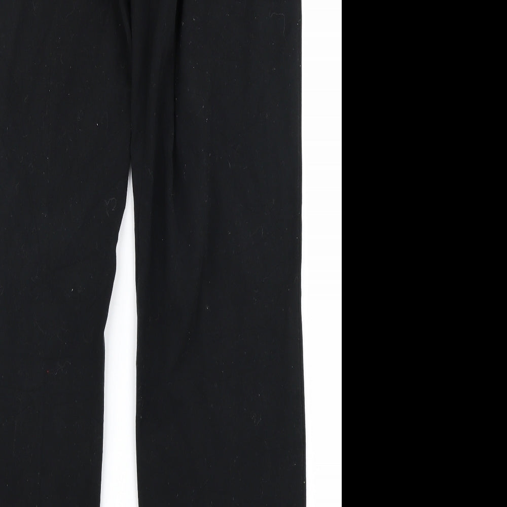 Marks & Spencer Womens Black Rain Trousers Trousers Size 12 L27 in