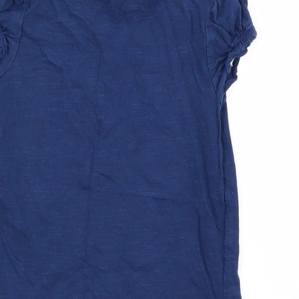 George Girls Blue Basic T-Shirt Size 2-3 Years