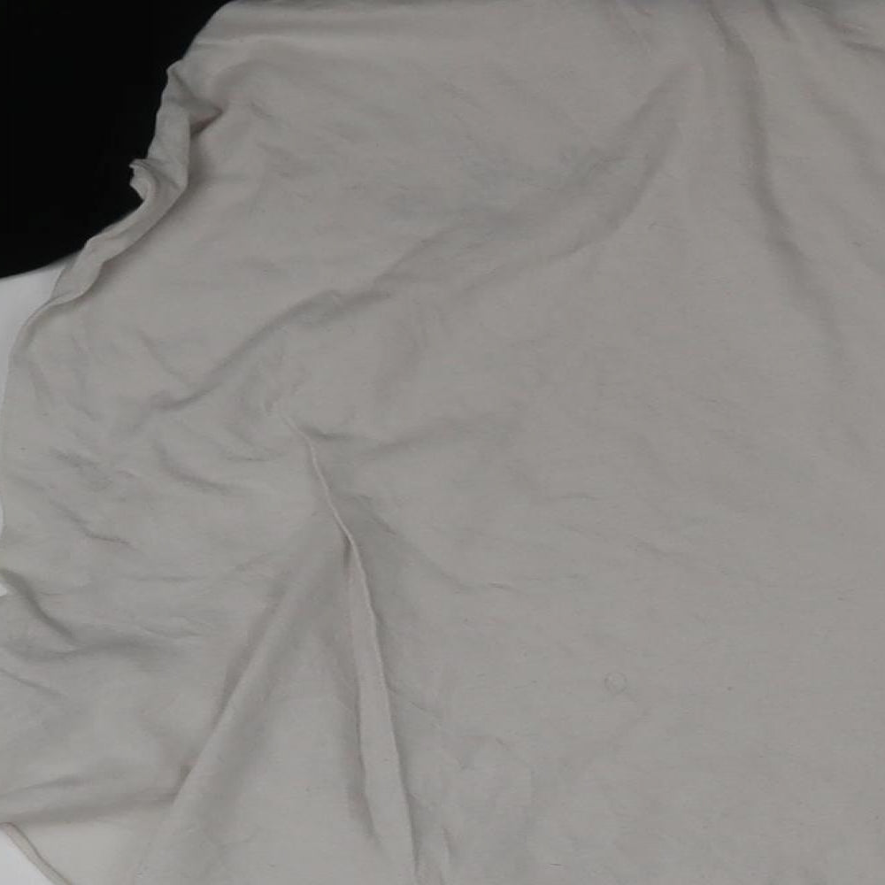 Truly Madly Deeply Womens White Basic T-Shirt Size XS