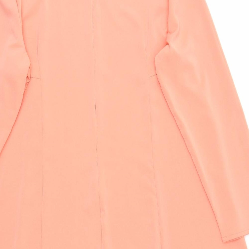 TD Womens Orange Fit & Flare Size 16