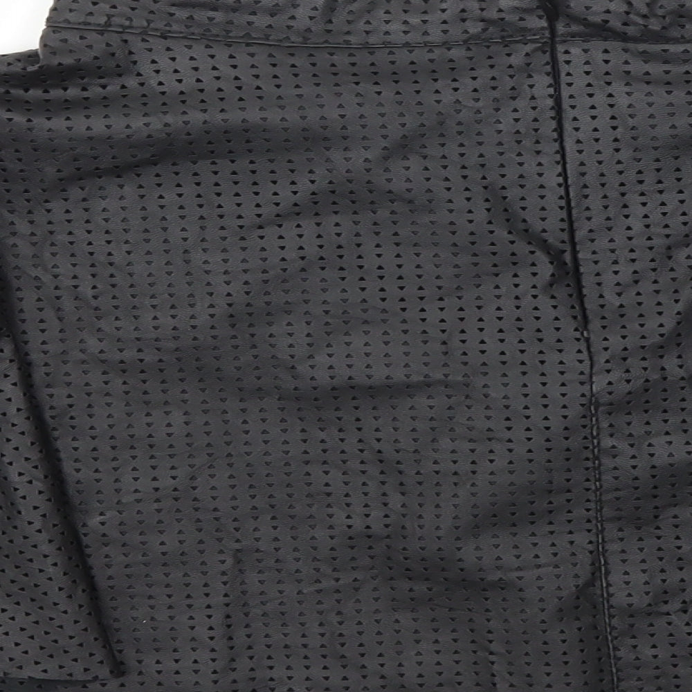 Preworn Womens Black Flare Skirt Size 10