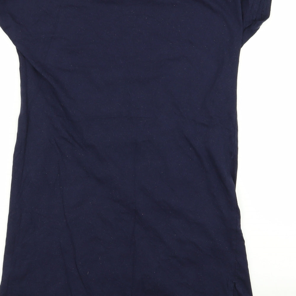 Disney Womens Blue Solid Top Dress Size 6 - mickey mouse
