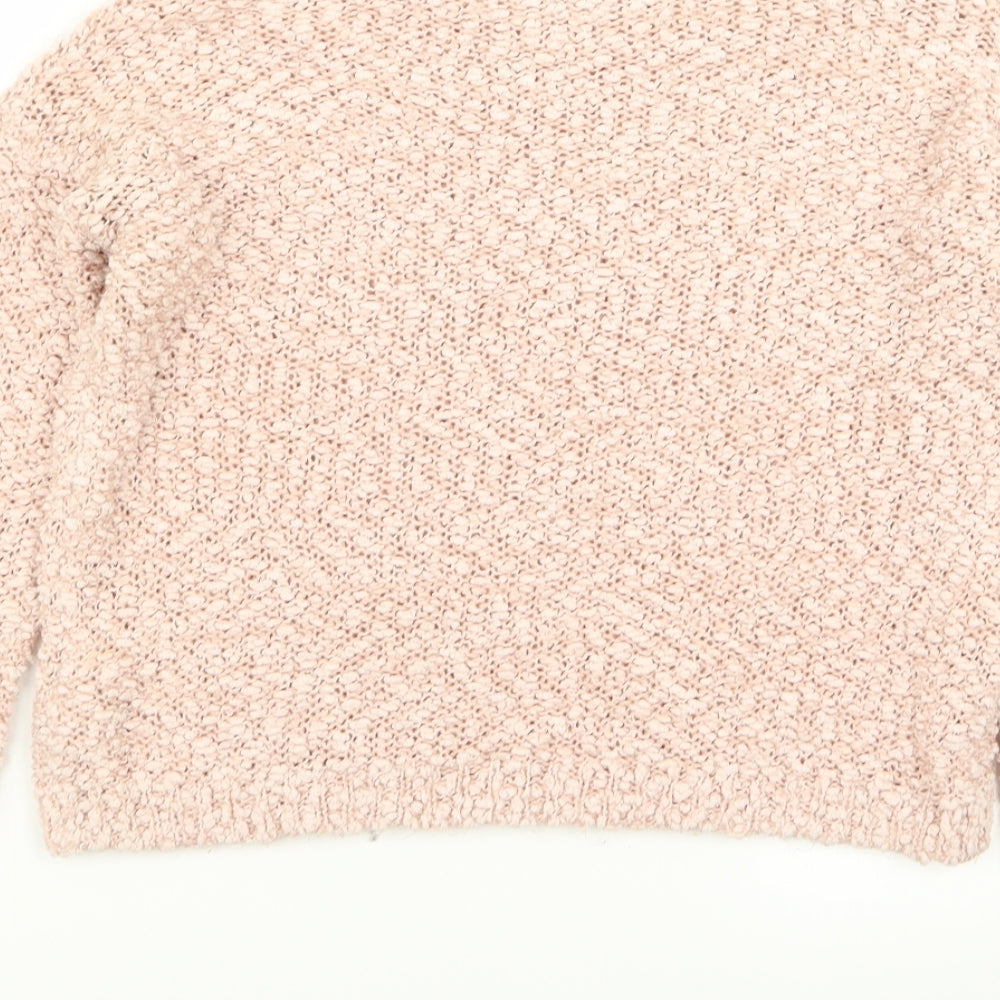 New Look Womens Pink Pullover Jumper Size 8