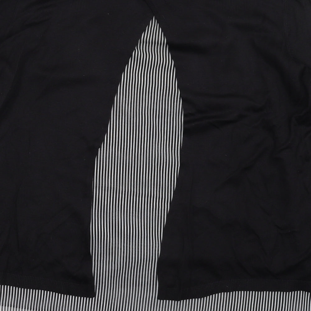 H&M Womens Black Knit Pullover Jumper Size M