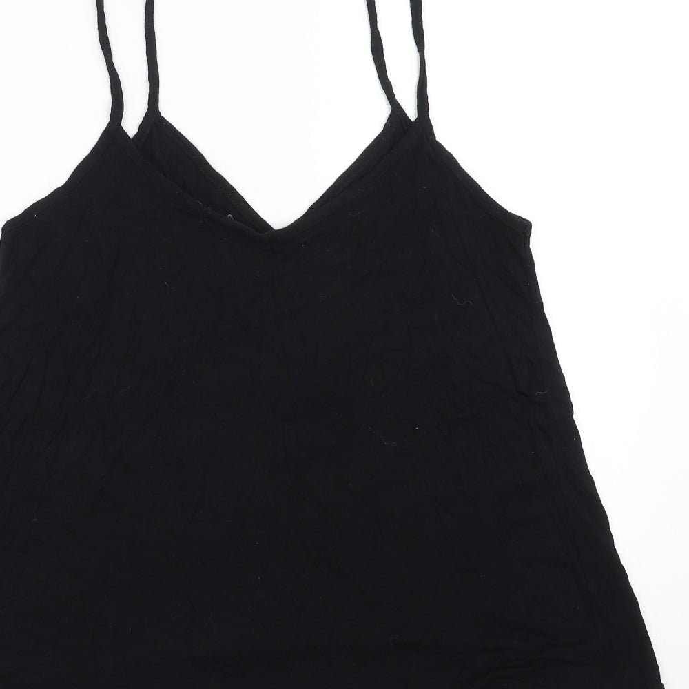 Boohoo Womens Black Camisole Blouse Size 10