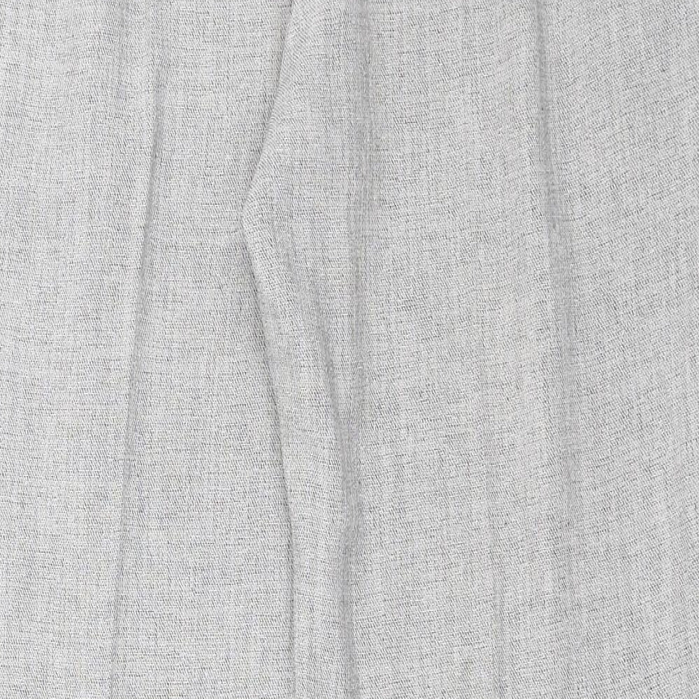 Preworn Womens Grey Trousers Size 34 in L31 in