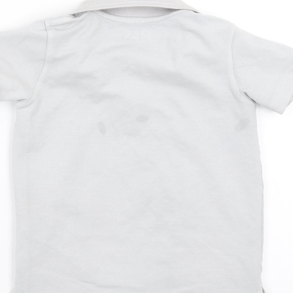 Marks and Spencer Boys Grey Basic Polo Size 4-5 Years