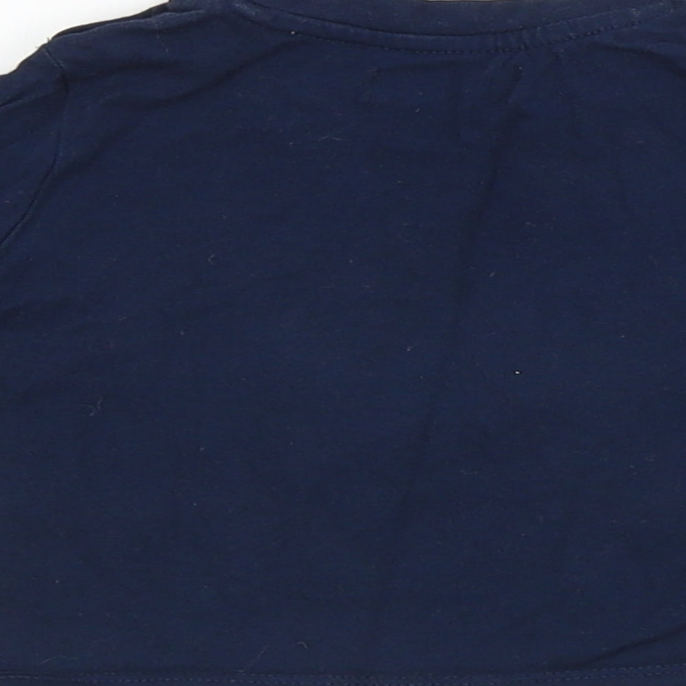 Very Girls Blue Basic T-Shirt Size 6-9 Months