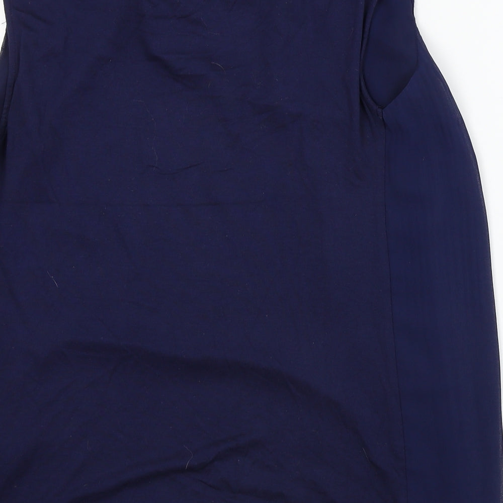 F&F Womens Blue Basic Blouse Size 8