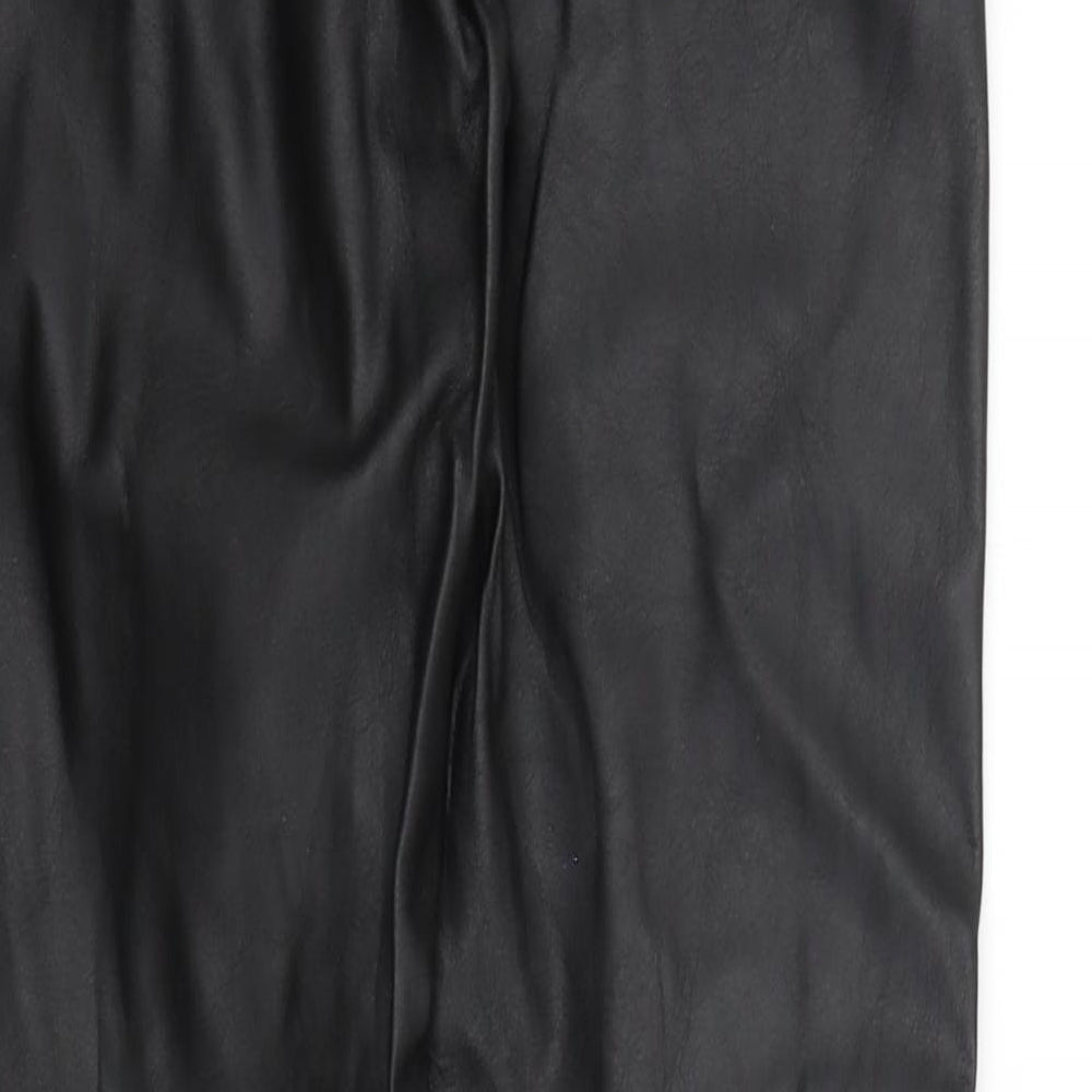 H&M Womens Black Trousers Size 8 L29 in