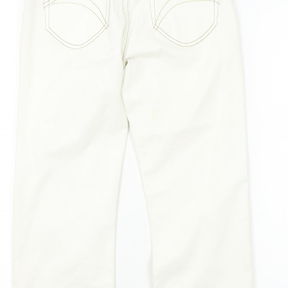 miami Womens Beige Straight Jeans Size 12 L21 in